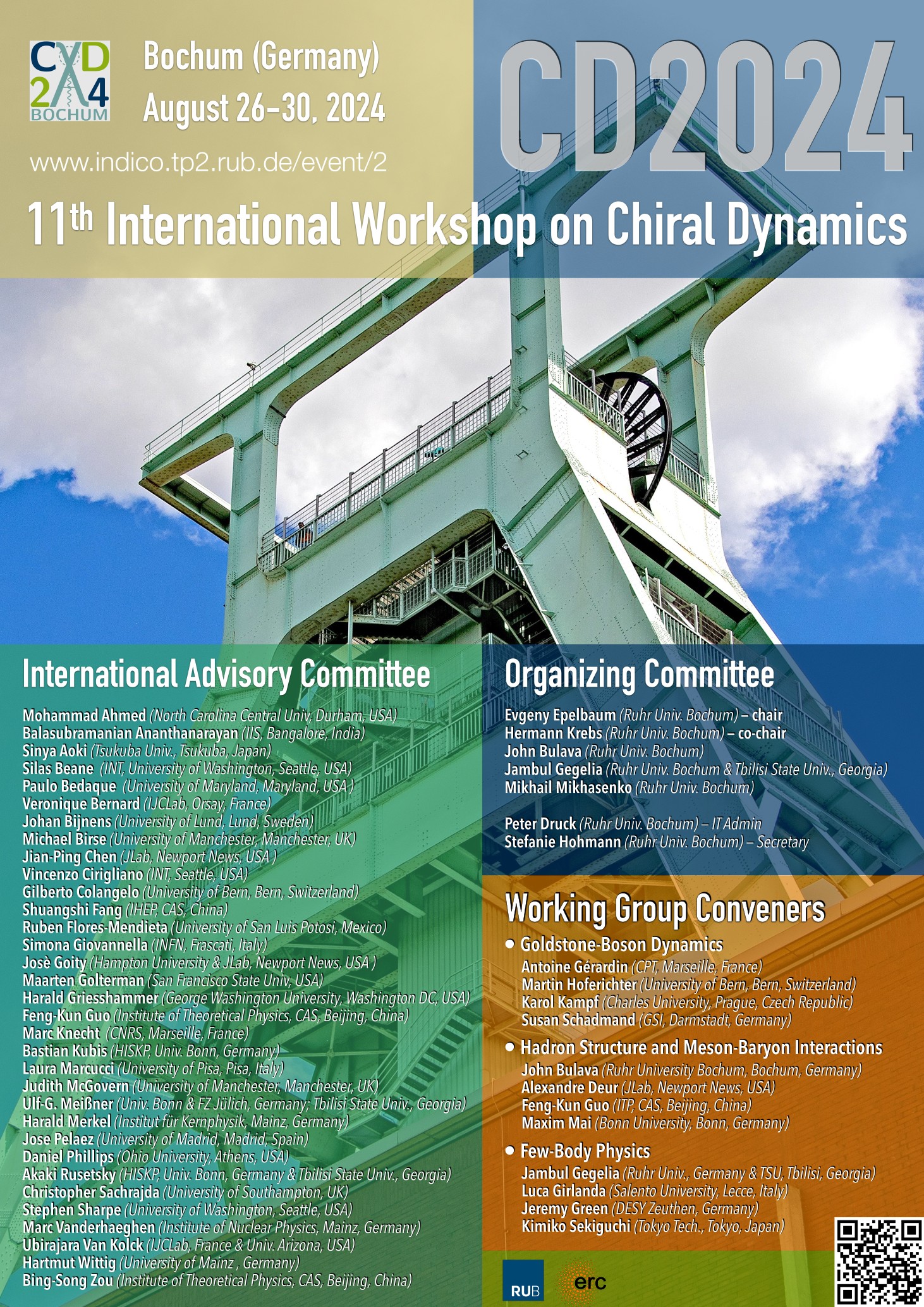 The 11th International on Chiral Dynamics (2630 August 2024